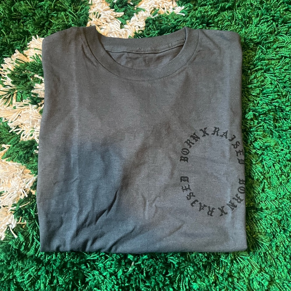BORN X RAISED Charcoal Arch Tee